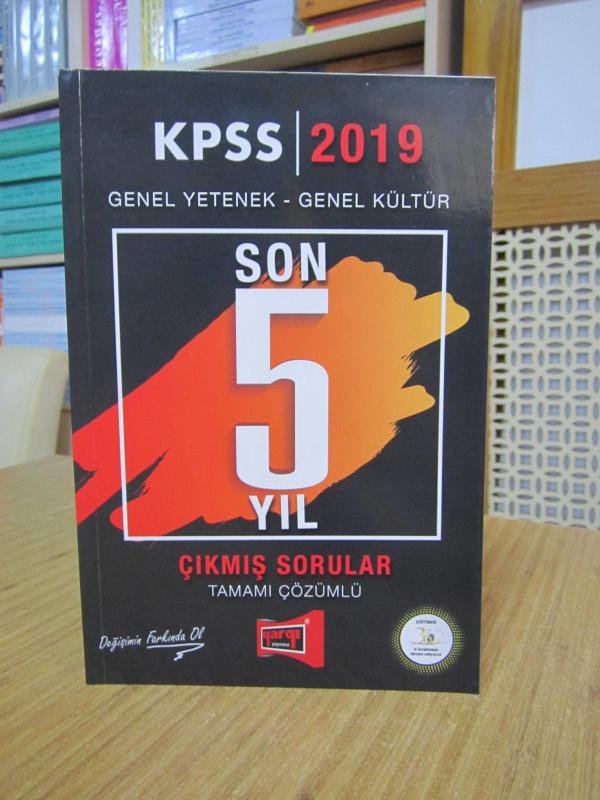 KPSS 2019 Genel Yetenek Genel Kültür Son 5 Yıl Çıkmış Sorular (Tamamı Çözümlü) / Yargı Yayınevi