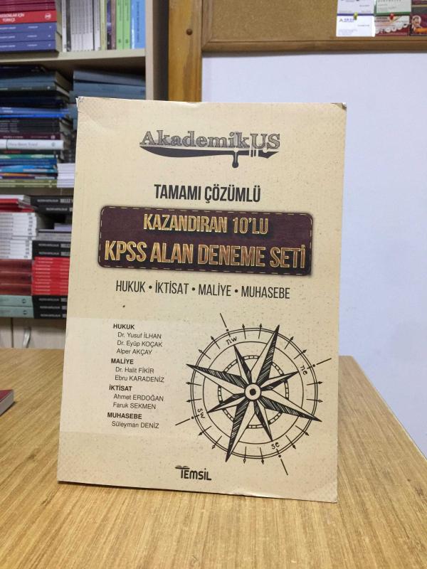 KPSS A Grubu AkademikUs Tamamı Çözümlü 10 Deneme Temsil Yayınları