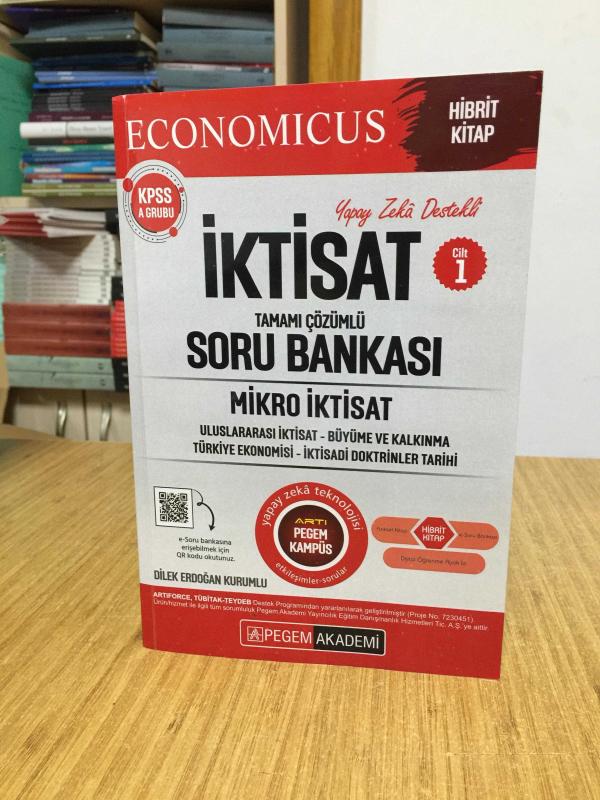 KPSS A Grubu Economicus Mikro İktisat Tamamı Çözümlü Soru Bankası (1.Cilt)