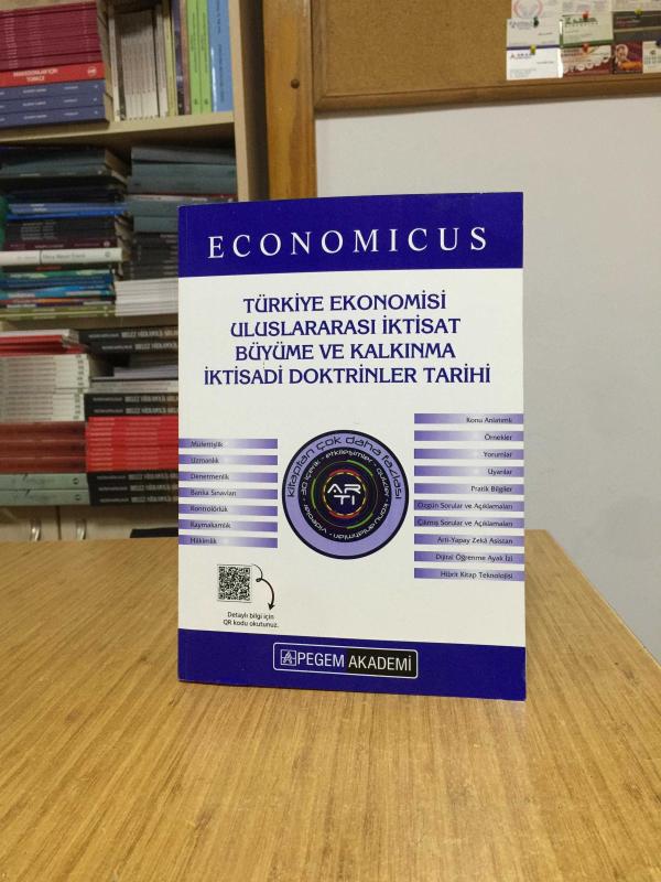 KPSS A Grubu Economicus Türkiye Ekonomisi, Uluslararası İktisat, Büyüme ve Kalkınma, İktisadi Doktri Pegem Akademi Yayınları