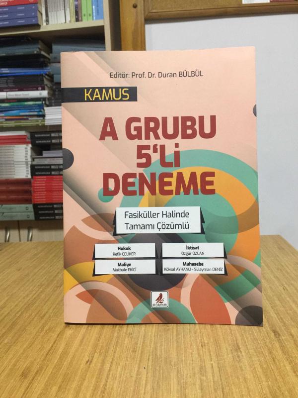KPSS A Grubu KAMUS 5 Deneme Çözümlü Duran Bülbül DB Yayıncılık