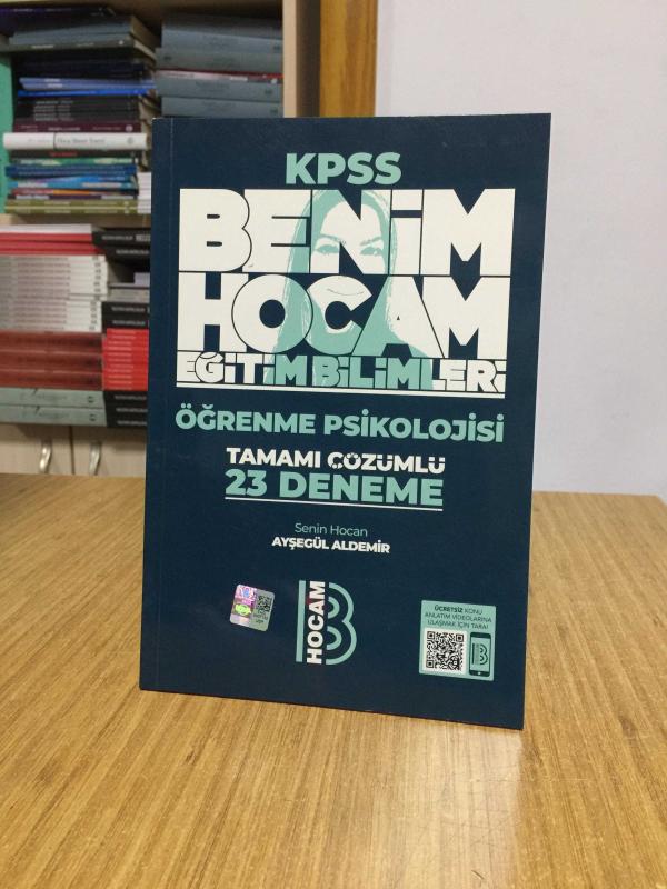 KPSS Eğitim Bilimleri Öğrenme Psikolojisi Tamamı Çözümlü 23 Deneme Benim Hocam Yayınları