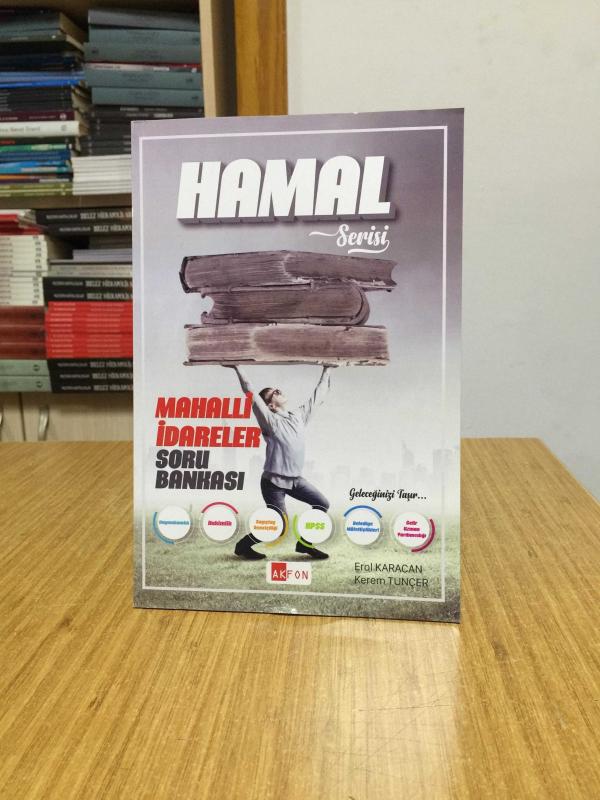KPSS Kaymakamlık Hakimlik HAMAL Serisi Mahalli İdareler Soru Bankası Akfon Yayınları