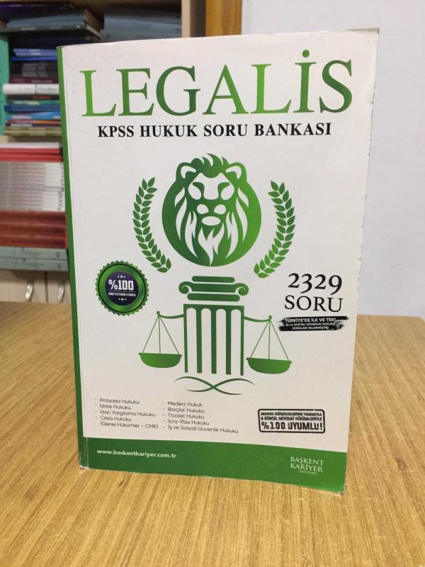 KPSS Legalis Hukuk Soru Bankası Başkent Kariyer Yayınları (2020)