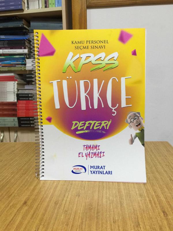 KPSS Türkçe Defteri Murat Yayınları