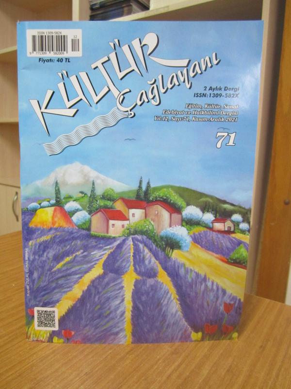 Kültür Ajans - Kültür Çağlayanı Dergisi - Kasım-Aralık 2021 Sayı 71