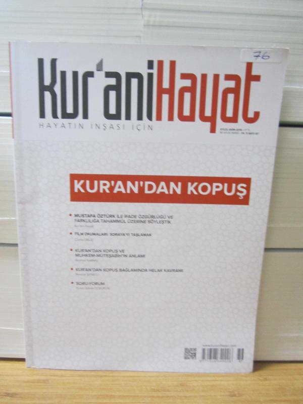 KURANİ HAYAT Dergisi - Sayı 67 - Eylül Ekim 2019