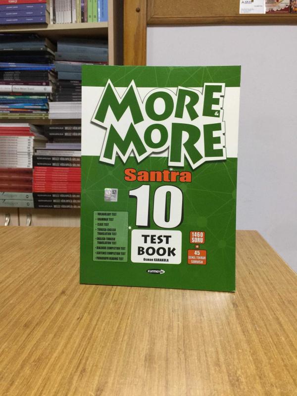 Kurmay ELT More and More English 10 Santra Test Book / Kurmay Yayınları