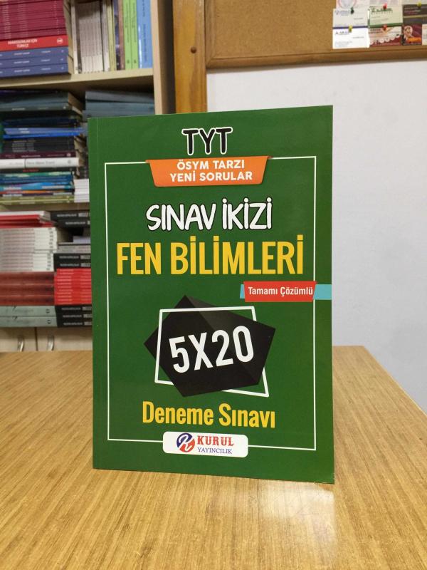 Kurul Yayıncılık TYT Fen Bilimleri Sınav İkizi Tamamı Çözümlü 5x20 Deneme Sınavı
