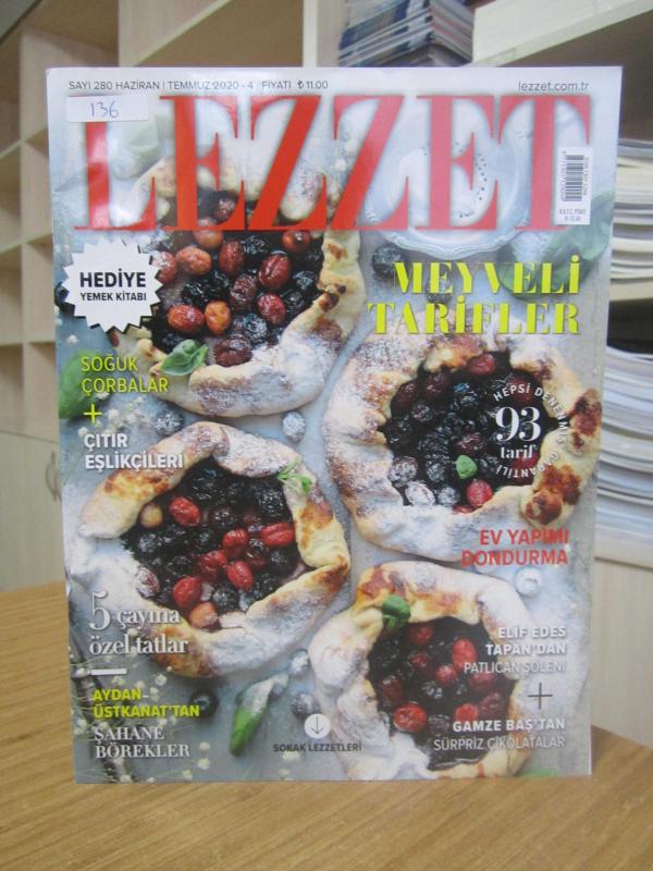 LEZZET Dergisi - Sayı 280 - Haziran Temmuz 2020 (Hediye Kitabı Yok)