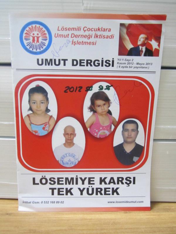 Lösemili Çocuklara Umut Derneği - Umut Dergisi - Sayı 2 - Kasım 2012/Mayıs 2013