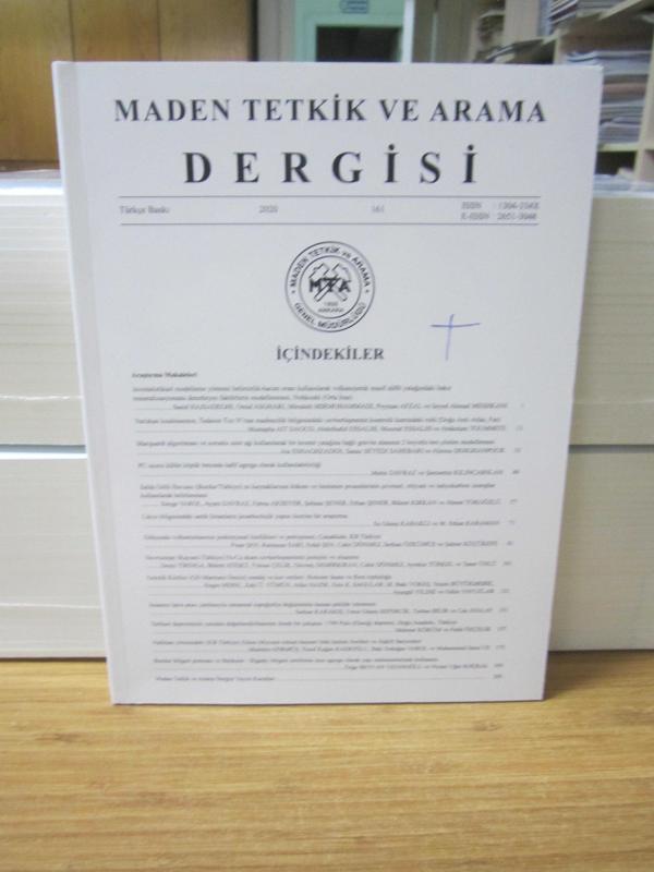 Maden Tetkik ve Arama Dergisi - Sayı 161 - Yıl 2020