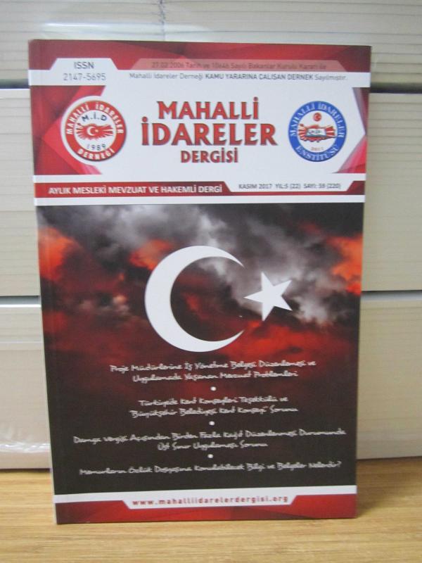 MAHALLİ İDARELER DERGİSİ - Ocak 2019 - Mahalli İdareler Derneği