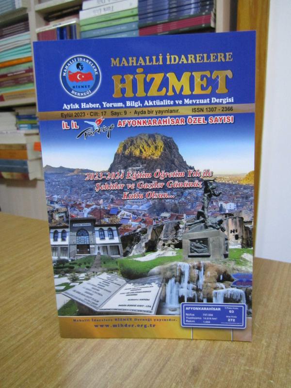 Mahalli İdarelere Hizmet - Cilt 17 Sayı 9 / Eylül 2023