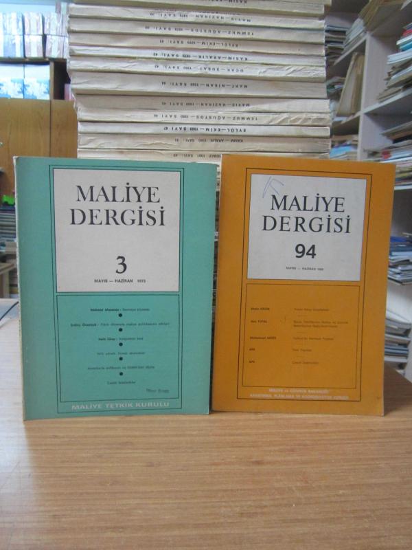 Maliye Tetkik Kurulu - Maliye Dergisi - 1973'den 1989'a Kadar Yayınlanmış 50 Farklı Sayı Mevcut (Sayılar Açıklamada)