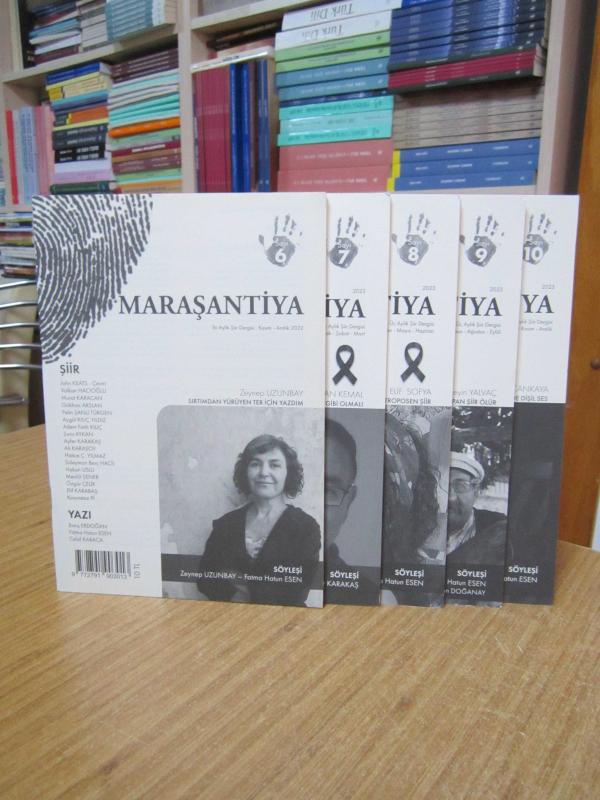 MARAŞANTİYA İki Aylık Şiir Dergisi - 5 Sayı TAKIM (Sayılar: 6-7-8-9-10)