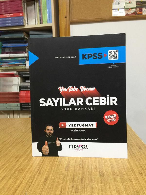 Marka Yayınları 2024 Youtube Hocam KPSS Sayılar Cebir Soru Bankası