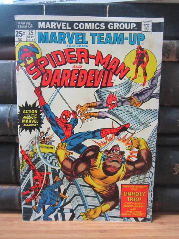 Marvel Comics - Marvel Team-Up - Featuring Spider-man and Daredevil - Vol 1 No 25 - September 1974