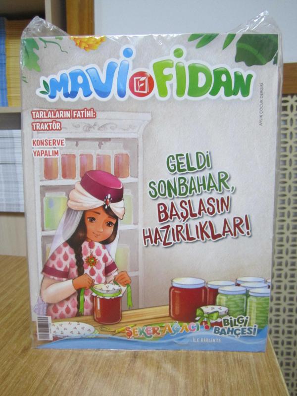 MAVİ FİDAN Aylık Çocuk Dergisi - Sayı 40 - Eylül 2021 [ Ekleri ile Birlikte ]