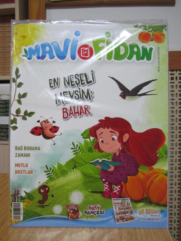 MAVİ FİDAN Aylık Çocuk Dergisi - Sayı 46 - Mart 2022 [ Ekleri ile Birlikte ]