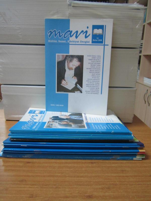 MAVİ Kültür Sanat Edebiyat Dergisi - 2008-2014 Yılları 15 Sayı TAKIM (Sayılar: 13-14-15-16-17/18-19-20/21-24-25-26-27-28-35-36-37)