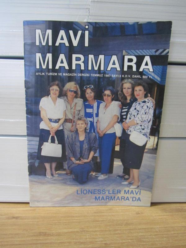 Mavi Marmara Aylık Turizm ve Magazin Dergisi - Temmuz 1987 - Sayı 3