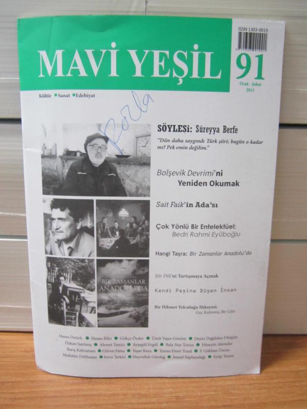 Mavi Yeşil Dergisi - Ocak-Şubat 2015 Sayı 91