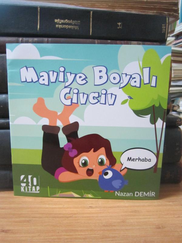 Maviye Boyalı Civciv