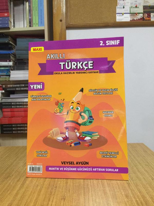 MAXI Akıllı Türkçe 2. Sınıf Okula Hazırlık Yardımcı Kaynak