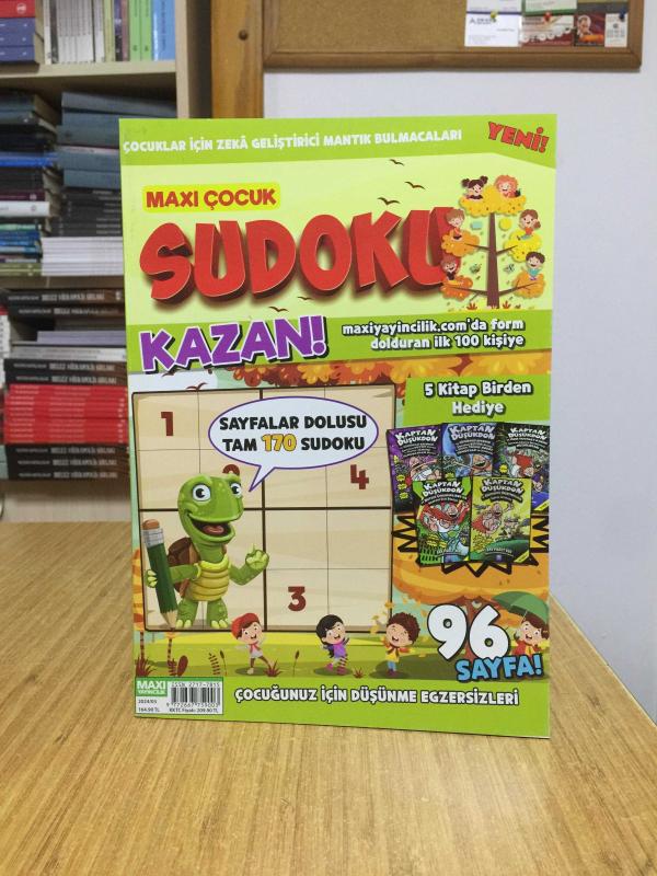 MAXI ÇOCUK Sudoku - Sayı 2024/03