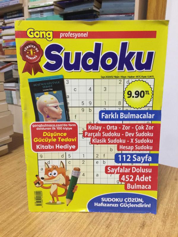 MAXI Gong Profesyonel SUDOKU - Sayı 2020/02