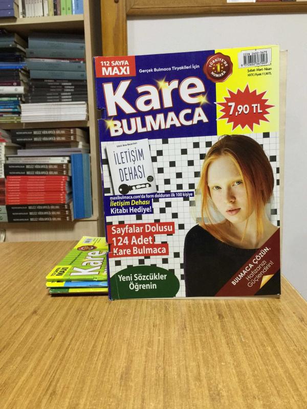 MAXI Kare Bulmaca (5 Adet) 2020/01 - 2020/02 - 2020/03 - 2020/4 - 2021/01