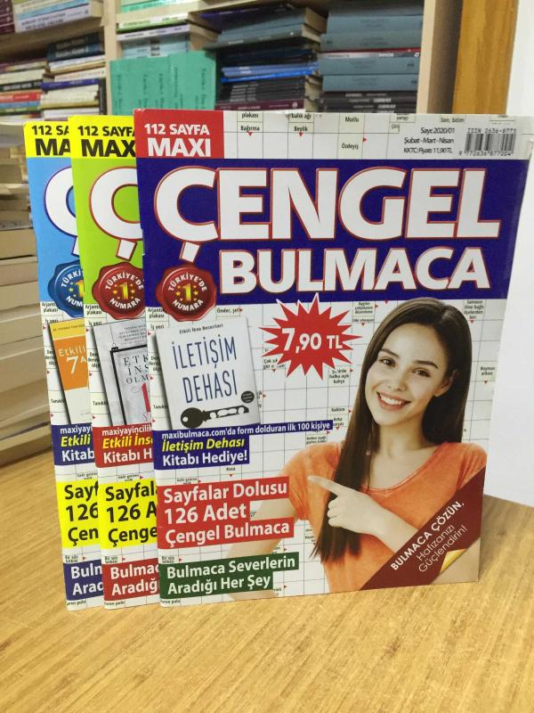 MAXI Mega Bulmaca ÇENGEL (3 Adet) 2020/01 - 2020/02 - 2020/03