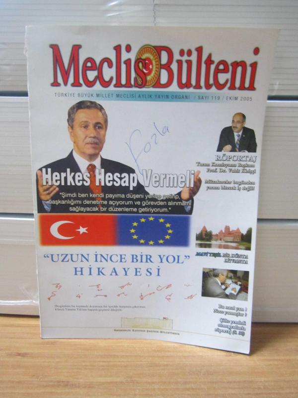 Meclis Bülteni - Sayı 119 - Ekim 2005 - TBMM Türkiye Büyük Millet Meclisi