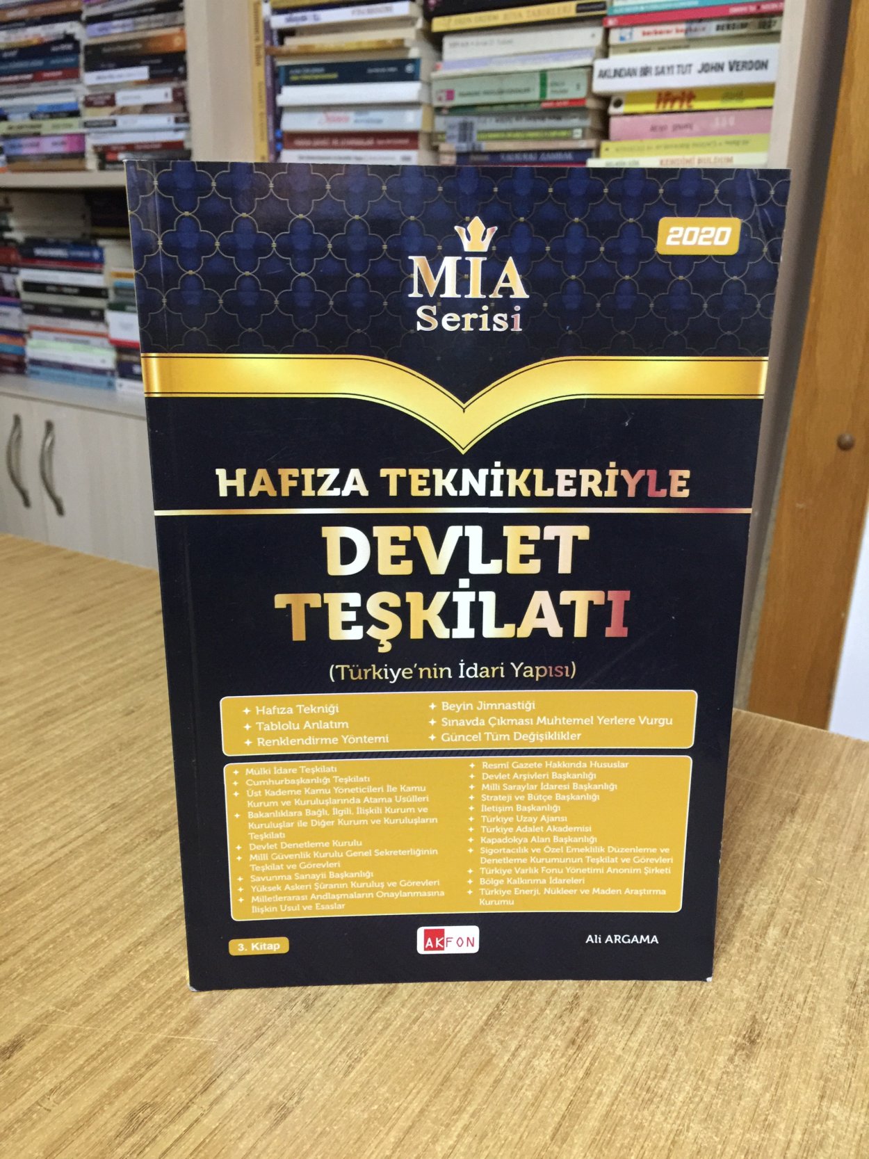 Mia Serisi Hafıza Teknikleriyle Devlet Teşkilatı (Türkiye'nin İdari Yapısı) 3. Kitap