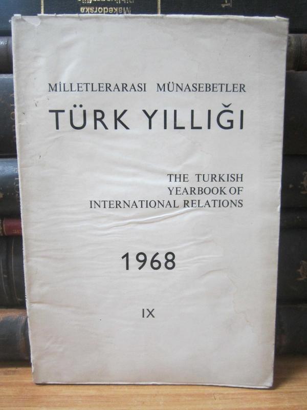 Milletlerarası Münasebetler Türk Yıllığı / The Turkish Yearbook of International Relations - 1968