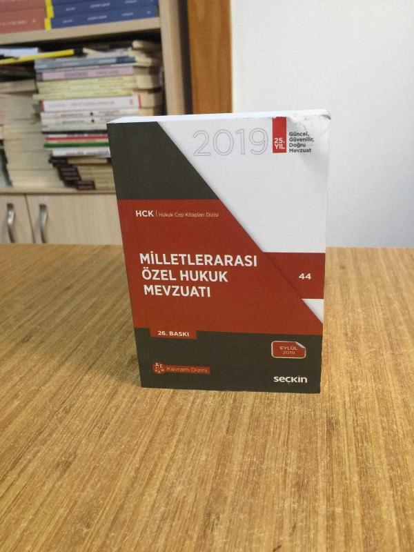 Milletlerarası Özel Hukuk Mevzuatı [26.Baskı] Eylül 2019 / Seçkin Yayıncılık Cep Kanunları Serisi 44
