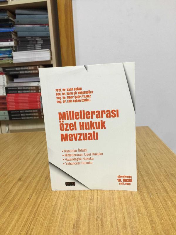 Milletlerarası Özel Hukuk Mevzuatı Savaş Yayınları 19.Baskı (Eylül 2023)