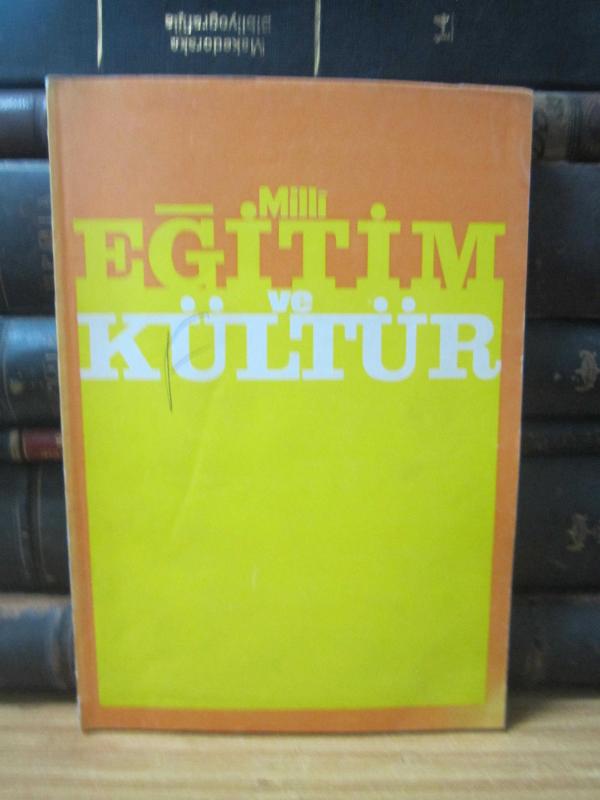 Milli Eğitim ve Kültür Dergisi - Sayı 8 - Eylül Ekim Kasım 1980