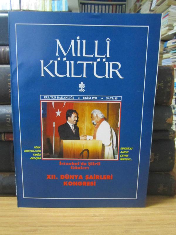 Milli Kültür Dergisi - Sayı 89 - Ekim 1991