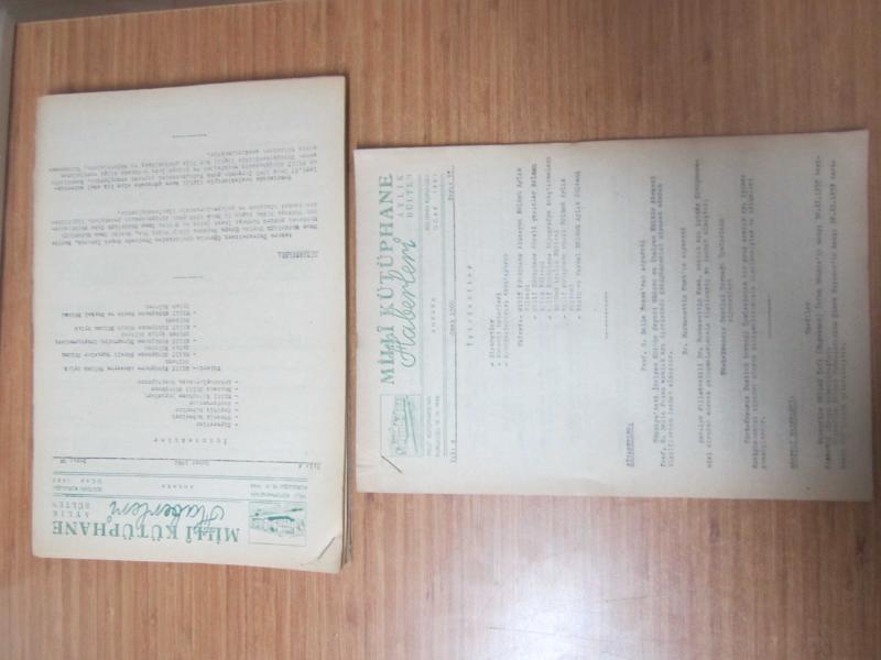 Milli Kütüphane Haberleri Aylık Bülteni - 6 SAYI TAKIM (Ocak 1960 - Şubat 1960 - Mart 1960 - Nisan 1960 - Mayıs 1960 - Haziran 1972)