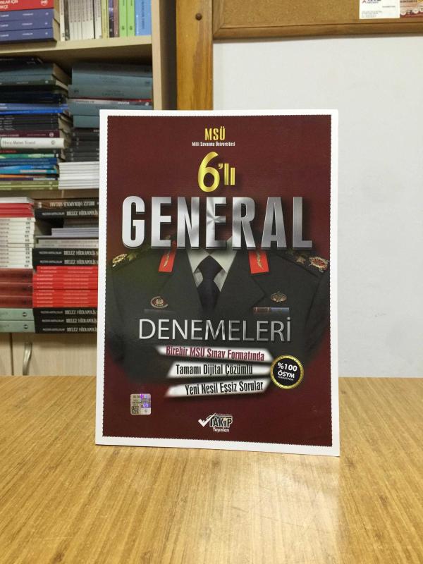 Milli Savunma Üniversitesi Alımlarına Özel Hazırlık 6'lı General Denemeleri Takip Yayınları
