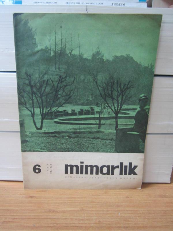 Mimarlar Odası Dergisi MİMARLIK - 3.Yıl Sayı 20 - Haziran 1965