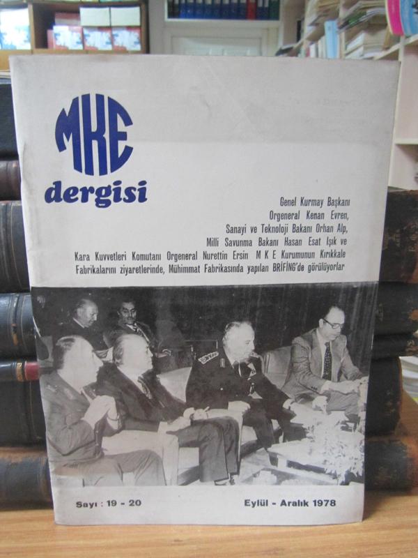 MKE Dergisi - Eylül Aralık 1978 - Sayı 19-20