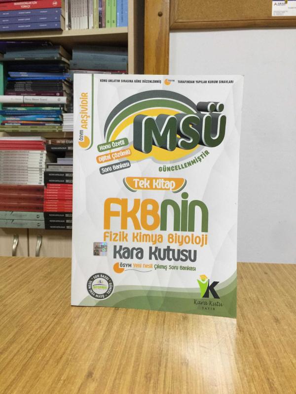 MSÜ FKB Fizik Kimya Biyolojinin Kara Kutusu Tek Kitap Çıkmış Sorular Soru Bankası İnformal Yayınları