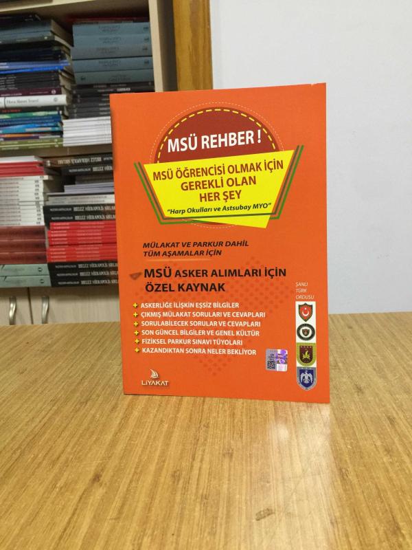 MSÜ Rehber Alımlarına Özel Hazırlık Rütbeli Asker Olmak İçin Gerekli Olan Her Şey Liyakat Yayınları