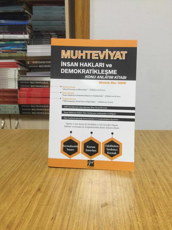 Muhteviyat İnsan Hakları ve Demokratikleşme Konu Anlatım Kitabı