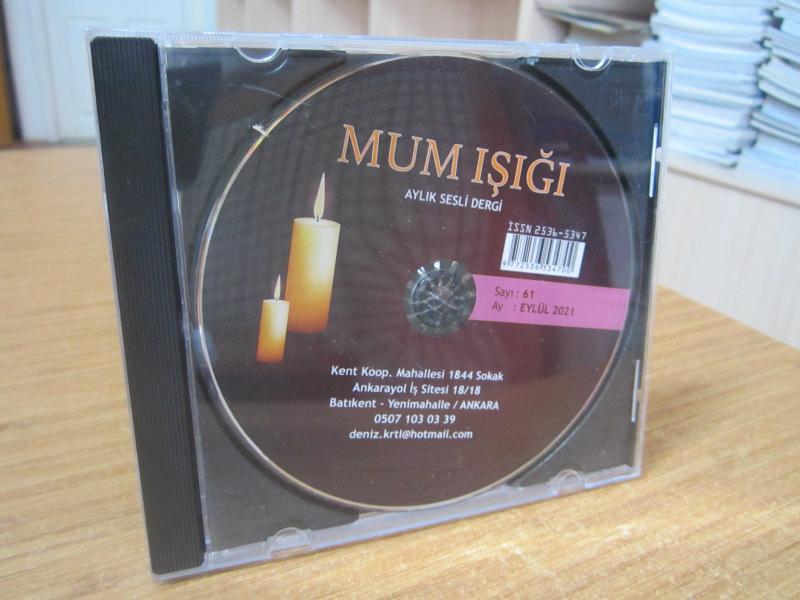 Mum Işığı Aylık Sesli Dergi [CD] - Sayı 61 - Eylül 2021