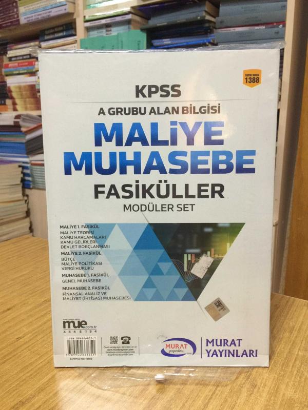 Murat 2019 KPSS A Maliye Muhasebe Fasiküller Modüler Set Murat Yayınları