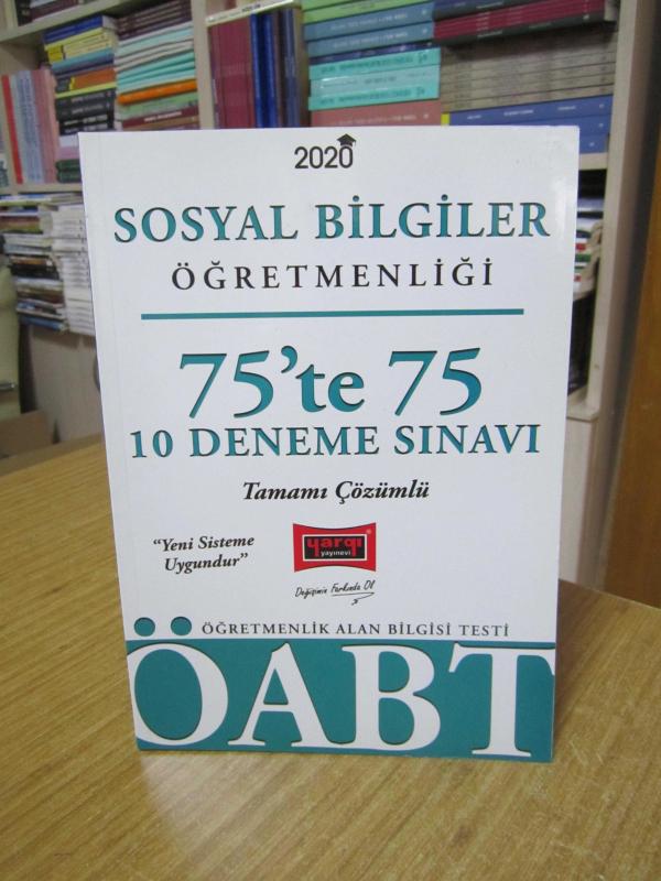 ÖABT 2020 Sosyal Bilgiler Öğretmenliği 75'te 75 / 10 Deneme Sınavı / Yargı Yayınevi